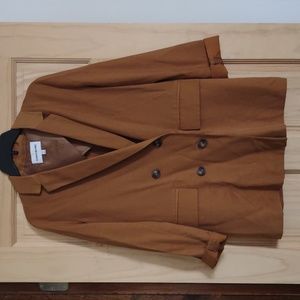 Burnt Gold Blazer w Fake Pockets